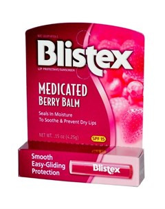 Medicated Berry Balm бальзам для губ ягодный с лечебным эффектом Blistex
