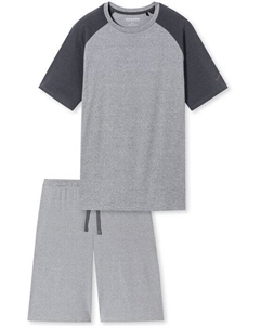 Пижама ночная 95/5, серый Schiesser