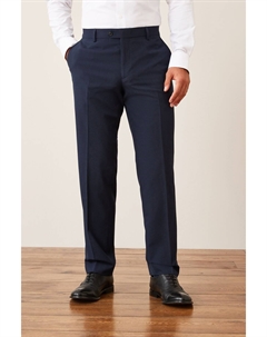 Фактурный костюм и брюки из смесовой шерсти, синий Next