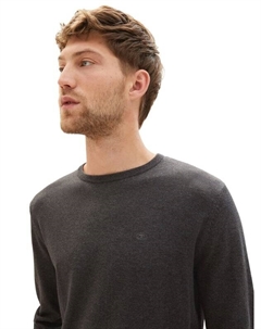 Вязаная кофта, черный Tom tailor