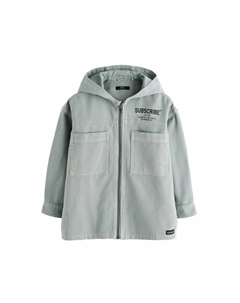 Джинсовая куртка REGULAR FIT - OVER THROUGH , серый Next