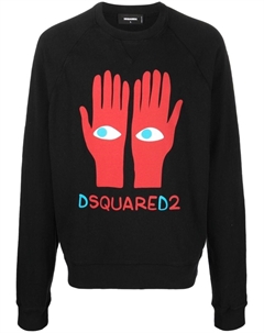 Толстовка с логотипом, черный Dsquared2