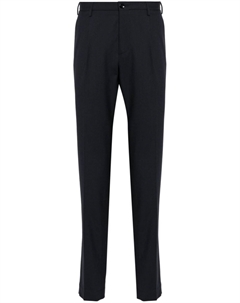 Строгие брюки средней посадки, синий Incotex