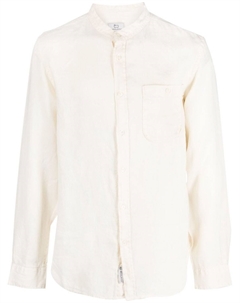 Льняная рубашка с длинными рукавами, нейтральный цвет Woolrich