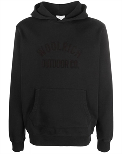 Худи с тисненым логотипом, черный Woolrich
