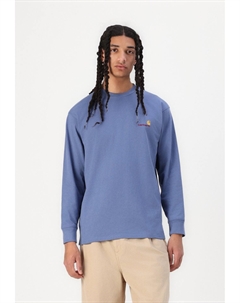 Топ с длинными рукавами AMERICAN SCRIPT, синий Carhartt wip