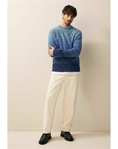Свитер REGULAR FIT OMBRÉ STRIPE CREW, синий Next
