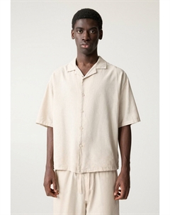 Рубашка, бежевый Pull & bear