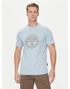 Футболка обычного кроя S-Bollo NP0A4I3C, голубой Napapijri