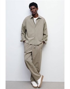 Брюки свободного покроя, зеленый H&m