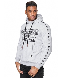 Толстовка с эффектным принтом спереди, серый Rusty neal