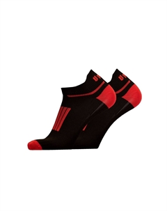 Носки FRONT LOW, 2 шт., с мягкой подушкой, цвет Black Red Uphillsport