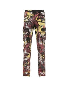 Джинсы с брызгами краски, красный Cipo&baxx