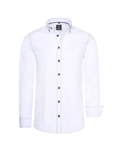 Рубашка с длинными рукавами и тонкой контрастной строчкой Rusty neal