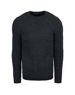 Пуловер модной крупной вязки, антрацит Rusty neal