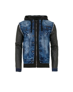 Джинсовая куртка с повседневным капюшоном, цвет Standard Cipo&baxx
