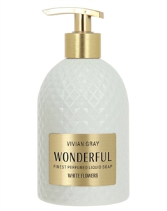 Жидкое мыло Wonderful White Flowers, 500 мл Vivian gray