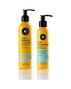 Curly Method Идеальные локоны в 2 этапа Увлажняющий несмываемый крем и усилитель локонов Cocunat