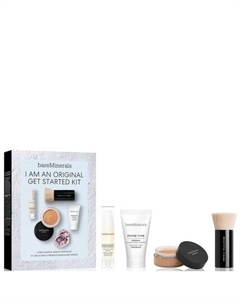 Набор «I Am An Original» — включает в себя праймер Prime Time Vitamin E Smooth Wear Foundation Primer в оттенке Golden Tan 15 мл, оригинальную жидкую тональную основу с Bareminerals