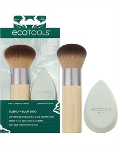 Кисть и спонж Blend + Blur для макияжа жидких и кремовых продуктов Cloud Skin Ecotools