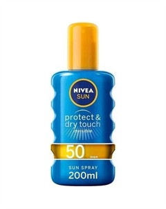 Sun Protect & Dry Touch Солнцезащитный спрей SPF 50 Nivea
