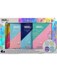 Маска для лица CREATE IT 84417 Многоцветная 1,4 x 27 x 17 см Create it!