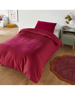 Постельное белье детское из хлопка прямоугольная наволочка красный Laredoute