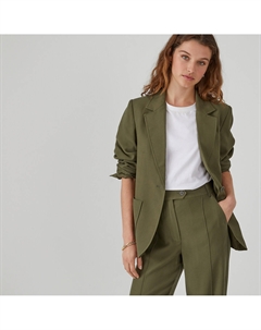 Блейзер приталенного покроя зеленый La redoute collections