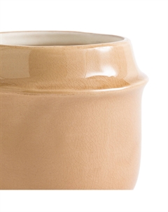 Кашпо из керамики 15 см Filipio каштановый La redoute interieurs