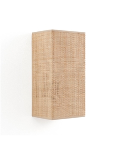 Абажур прямоугольный из рафии Dolkie бежевый Laredoute