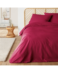 Постельное белье из хлопка прямоугольная наволочка красный Laredoute