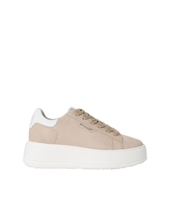 Кеды из кожи на толстой подошве каштановый Laredoute