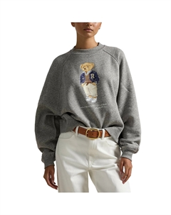 Свитшот оверсайз с длинными рукавами серый Laredoute