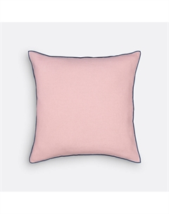 Наволочка однотонная из льна и хлопка Warna розовый La redoute interieurs