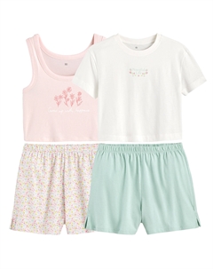 Комплект из двух пижам La Redoute розовый Laredoute