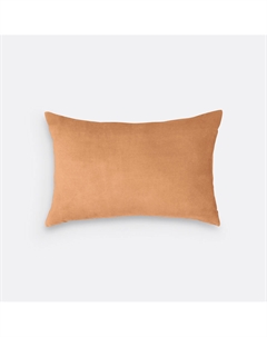 Чехол на подушку из велюра Velvet каштановый Laredoute