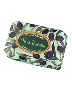 Мыло натуральное парфюмированное Тосканская Олива Oliva Toscana 200 Gourmandise
