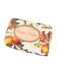 Мыло натуральное парфюмированное Фрукты и Лилия Frutta e Giglio 200 Gourmandise