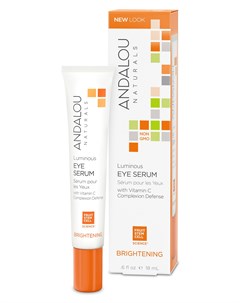 Сыворотка осветляющая для кожи вокруг глаз 18 мл Andalou naturals