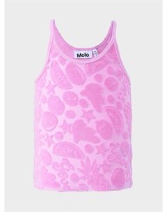 Майка с фруктами из велюра Molo