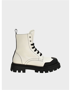 Ботинки с резиновым носом, белые Marni