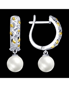 Серьги из серебра с жемчугом Sokolov