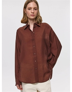 Рубашка оверсайз из вискозы и тенселя Sela