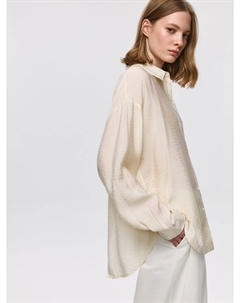 Рубашка оверсайз из вискозы и тенселя Sela