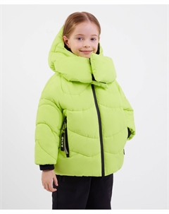 Куртка на искусственном пуху лаймового цвета Gulliver