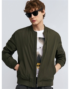 Куртка-бомбер на молнии без утеплителя Zolla