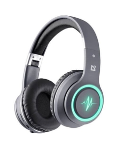 Гарнитура FreeMotion B571, для компьютера/мобильных устройств, накладные, Bluetooth, серый Defender