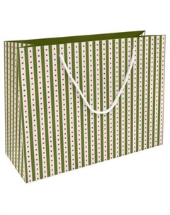 Пакет бумажный, Christmas, полоски, 36 х 26 см Be smart