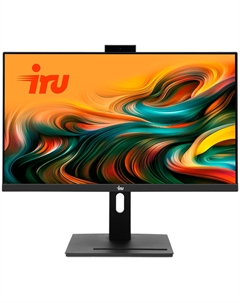 Моноблок iRU 23IM, 23.8, Full HD, i3 1215U (1.2), 8Gb, SSD256Gb, UHDG без ОС, GbitEth, WiFi, BT 90W, Cam, черный, 1920x1080 Iru