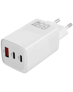 Сетевое зарядное устройство TFN GAN A+C+C 65W, без кабеля, белый (TFN-WC-65W-2113-WH) Tfn